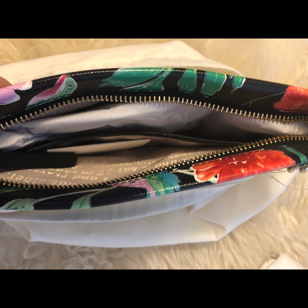 Kate Spade NWT floral chain strap bag - Picture 4 of 5